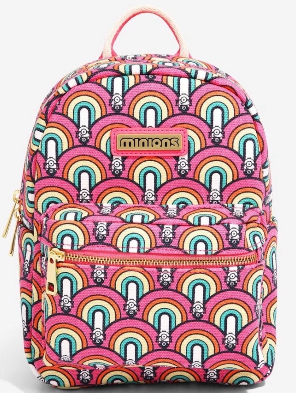 Kids Pink Rainbow Mini Backpack